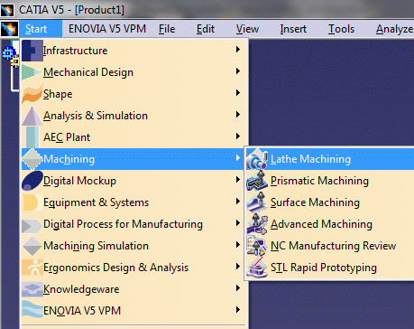 آموزش کتیا CATIA Lathe Machining