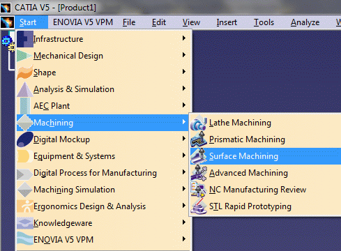 آموزش کتیا CATIA Surface Machining